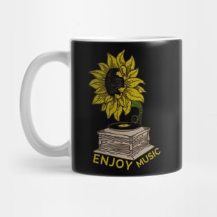 Music sunflower Mug